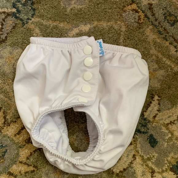 White I Play Swim bottom/Diaper - Picture 5 of 8
